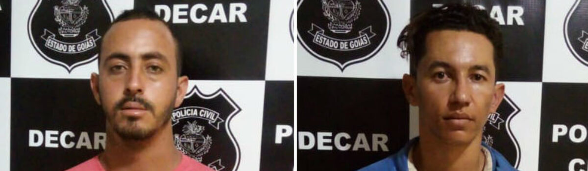 Decar prende dupla suspeita de furtar telhas destinadas a descarte