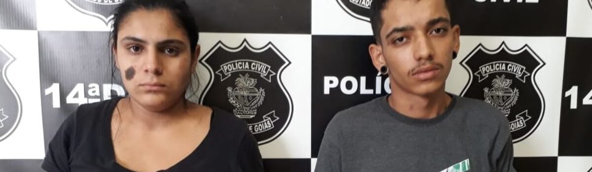 Casal é preso em Jataí em posse de 21 tabletes de maconha