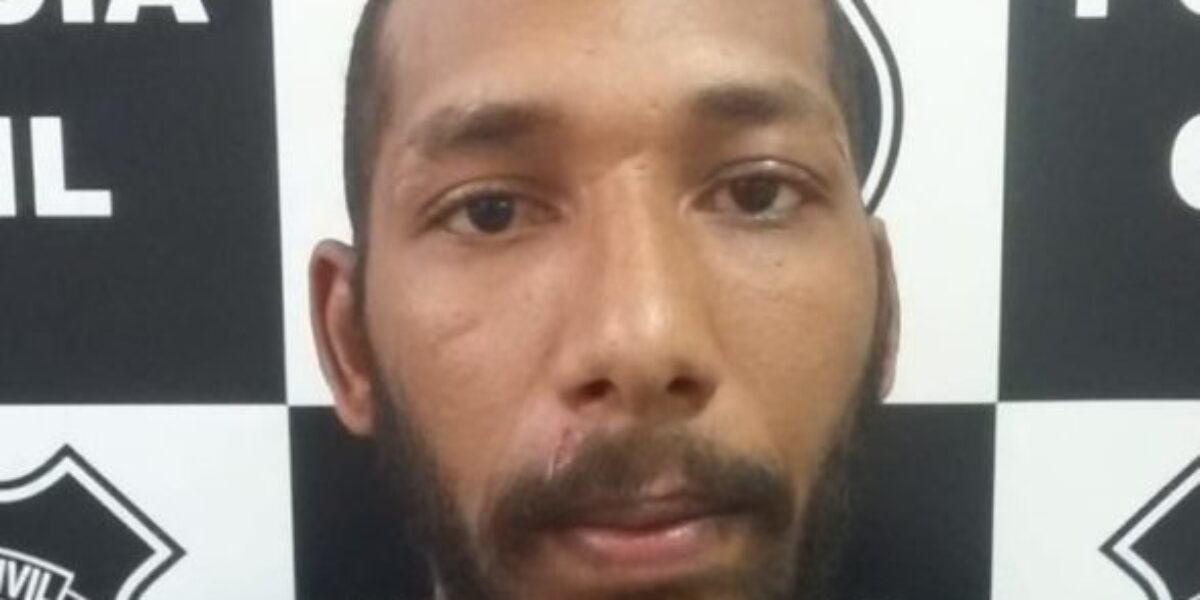 2ª DDP de Luziânia cumpre mandado contra suspeito de ter assassinado desafeto com 20 facadas em Anápolis