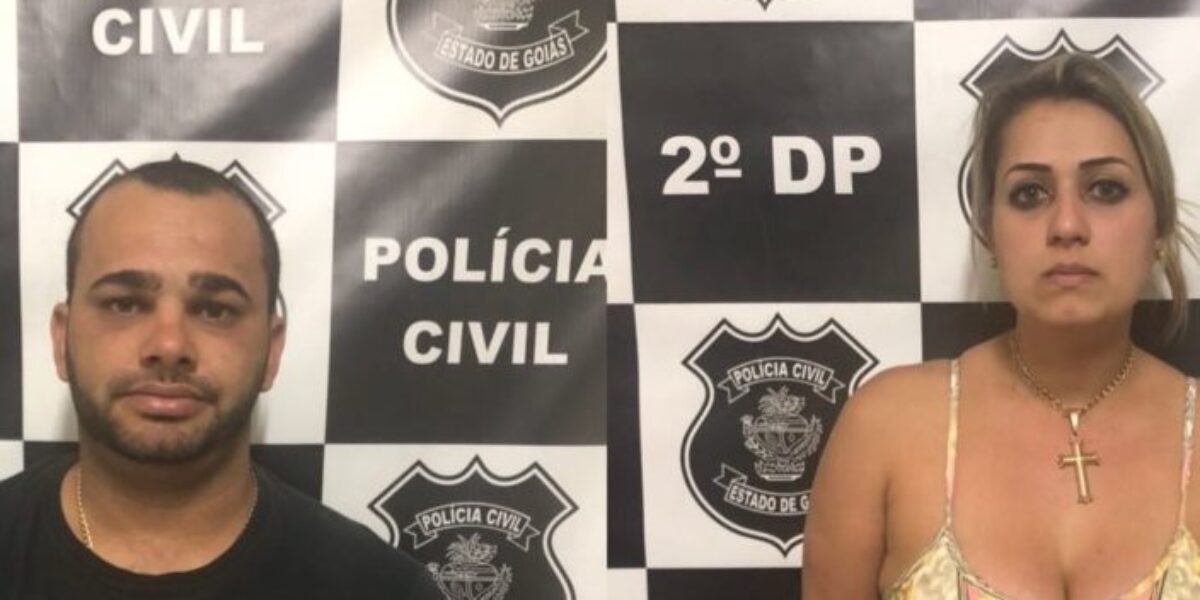 Equipe da 2ª DDP de Aparecida prende casal de receptadores que tentava vender dois automóveis de luxo roubados pela internet