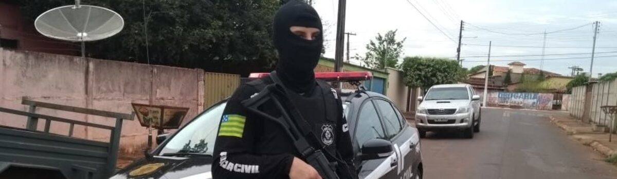 Operação Festa do Povo: cinco presos por tráfico e 10 mandados de busca cumpridos em Itaberaí