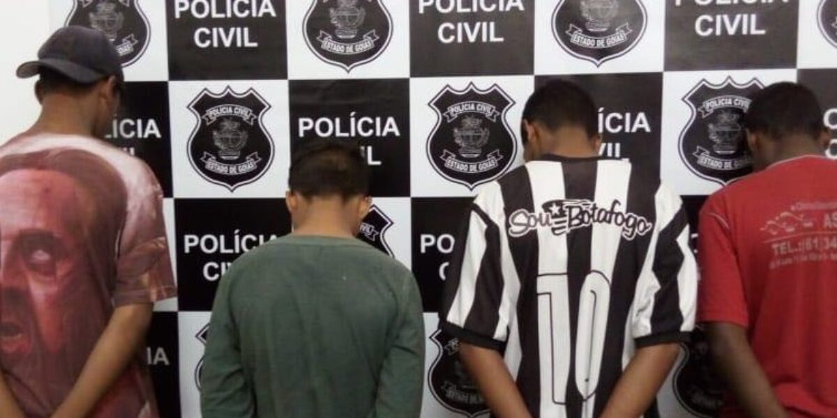 PC apreende menores que furtavam chácaras na região do distrito de Vendinha, em Padre Bernardo