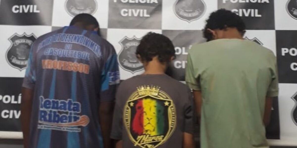2ª DDP de Águas Lindas apreende três menores por ato infracional análogo a furto de celular