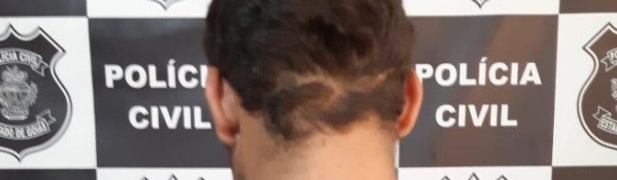 Policiais civis de Piracanjuba prendem suspeito de ter estuprado enteada de 04 anos enquanto a mãe da criança dormia