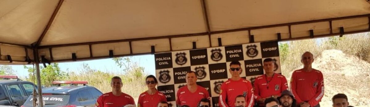 21 policiais civis da 10ª DRP participam de cursos no âmbito do Programa Escola Itinerante, da ESPC