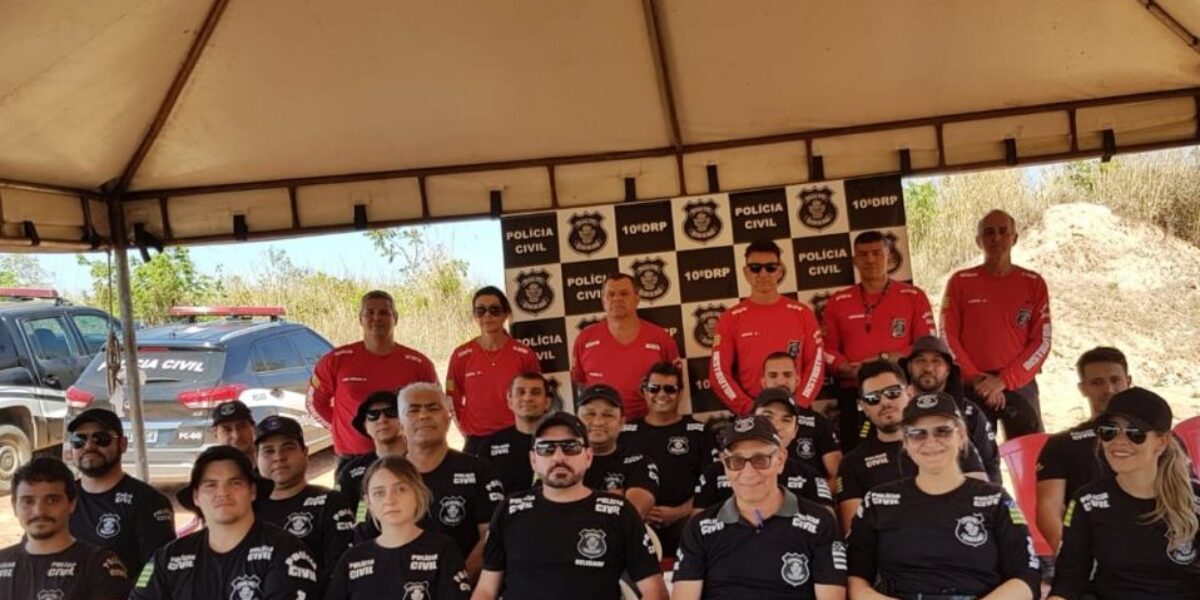 21 policiais civis da 10ª DRP participam de cursos no âmbito do Programa Escola Itinerante, da ESPC
