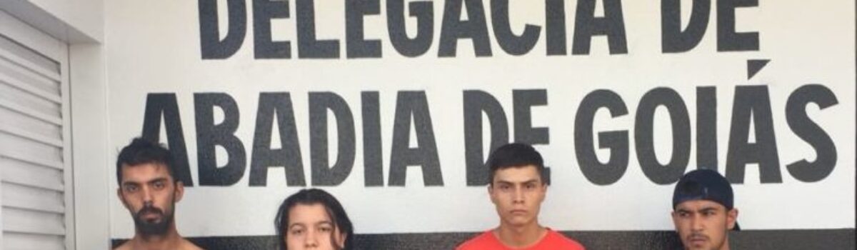 No dia da inauguração da nova DP de Abadia, PC prende 4 pessoas por tráfico, associação e porte ilegal