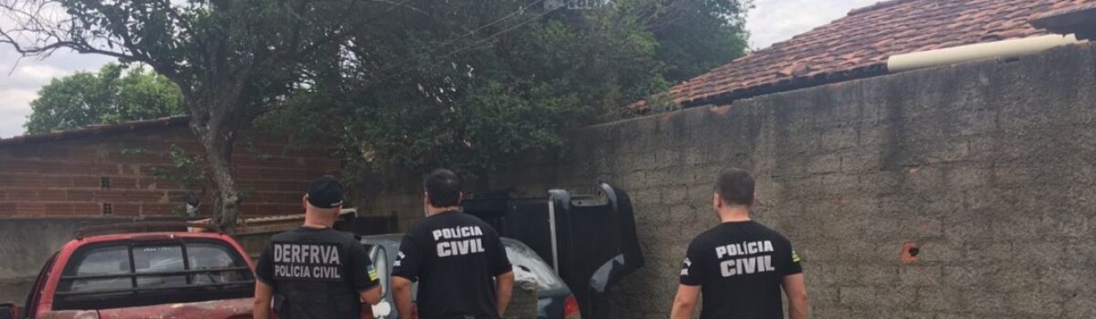 DERFRVA localiza desmanche de veículos no Bairro Goiá