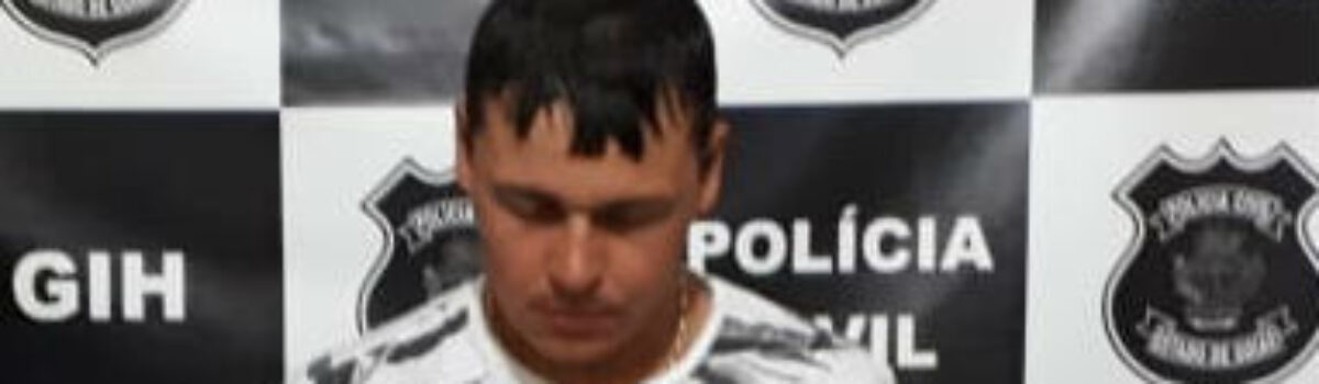 GIH de Trindade prende investigado por autoria de, pelo menos, dois homicídios na cidade