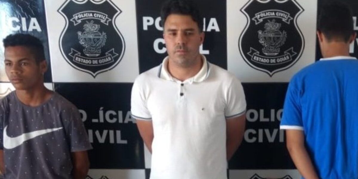 DP de Cristalina autua receptadores e roubador de celular, recupera aparelho e o devolve à vítima