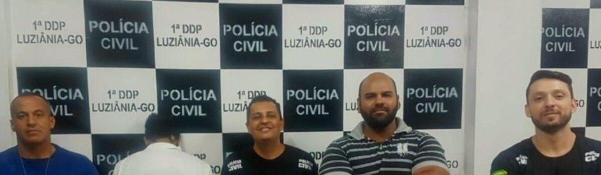 Grupo A da 1ª DDP de Luziânia prendem suspeito de estupro de vulnerável em flagrante