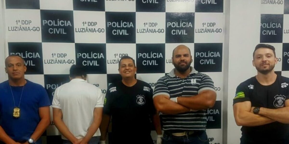 Grupo A da 1ª DDP de Luziânia prendem suspeito de estupro de vulnerável em flagrante