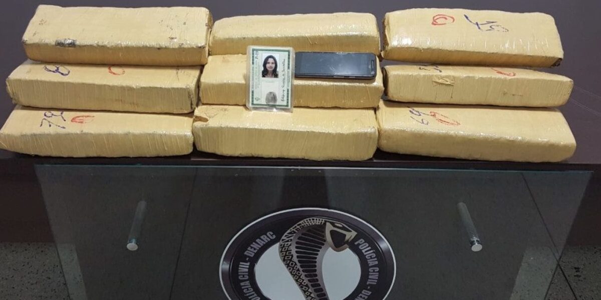 Denarc prende jovem que planejava levar quase 10 quilos de maconha para Palmas em ônibus
