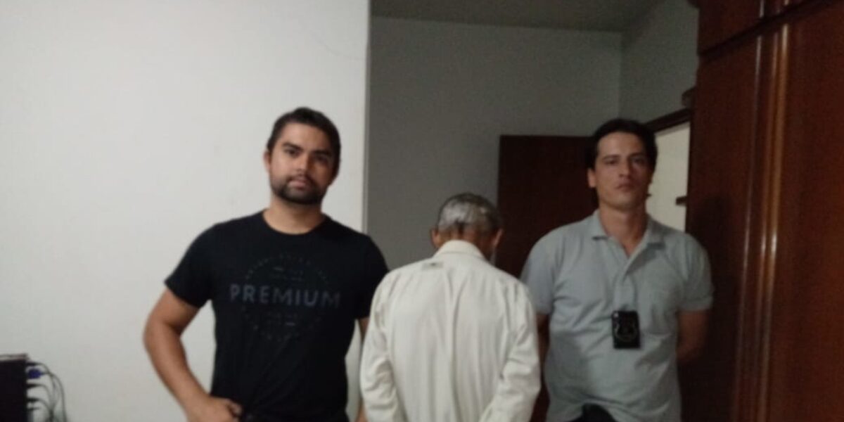 Idoso suspeito de estupro de vulnerável é preso em Taquaral de Goiás