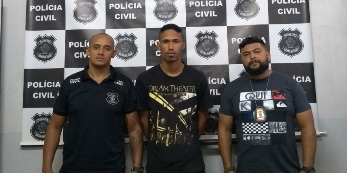 Polícia Civil de Águas Lindas prende homicida foragido da Justiça do Piauí