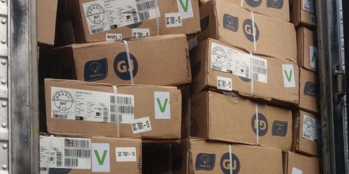 Decar recupera carga roubada de cortes nobres de carne que seriam exportados para o Chile