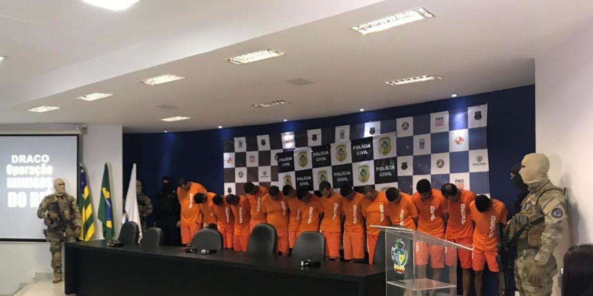 Draco cumpre 58 mandados de prisão e desarticula facção do PCC em Goiás