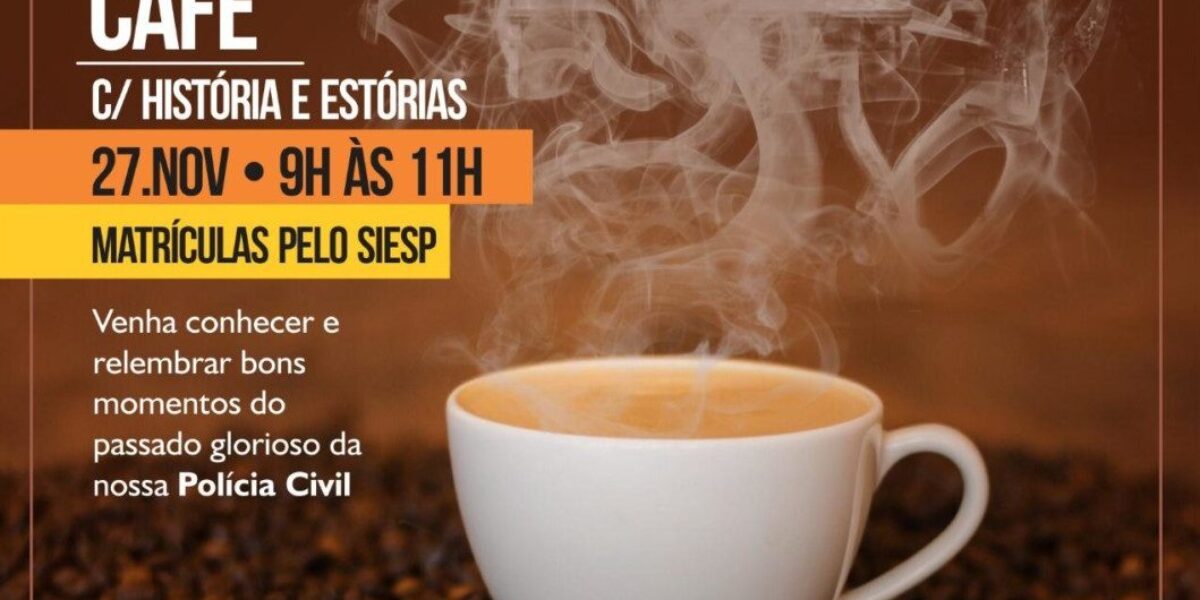 ESPC realiza café com histórias e estórias da PCGO