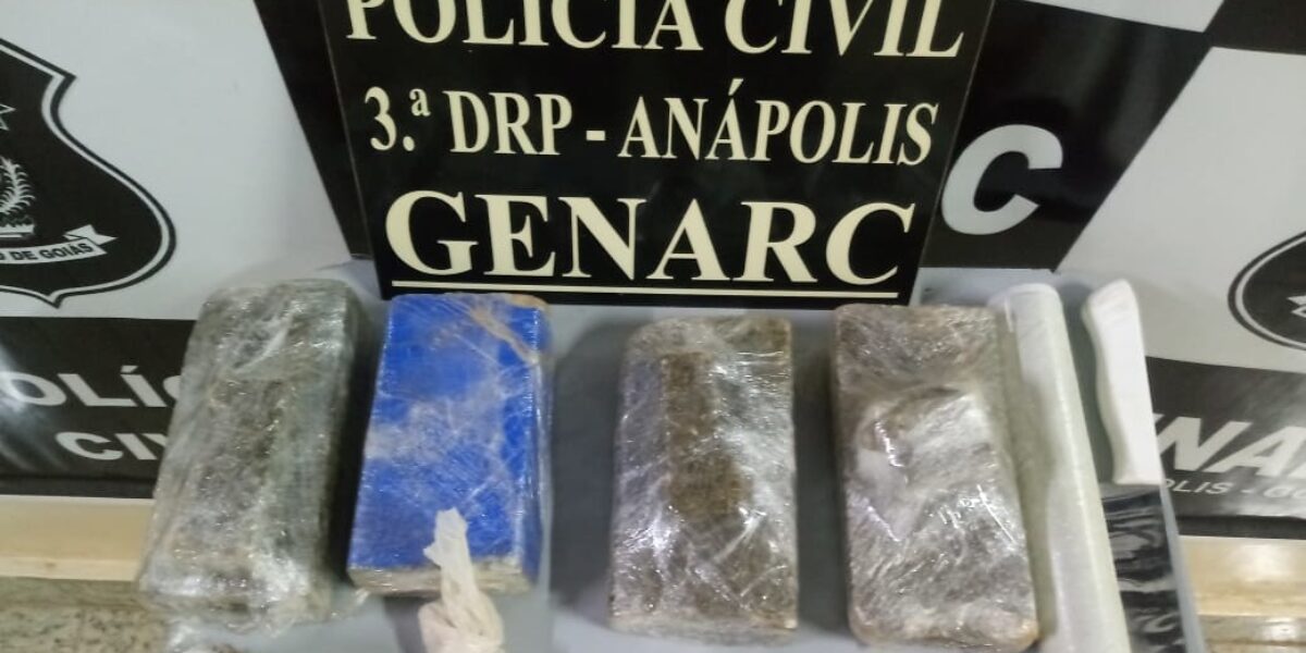 Genarc de Anápolis prende traficante que distribuía drogas na região sul da cidade