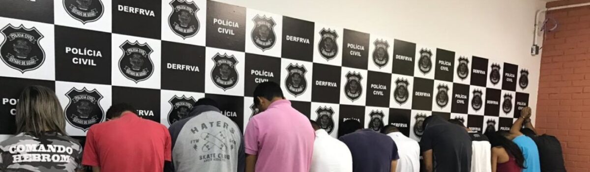 DERFRVA prende mais de 20 pessoas em operação contra roubo de veículos e falsificação de documentos
