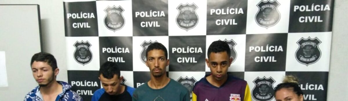 Operação do Genarc de Águas Lindas prende cinco suspeitos de tráfico de drogas
