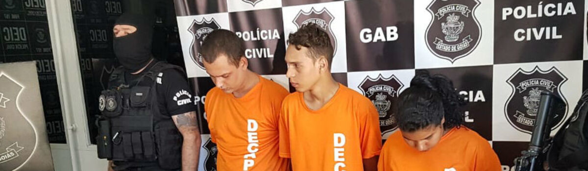 Preso trio suspeito de roubos a caixas eletrônicos dos Correios e CEF