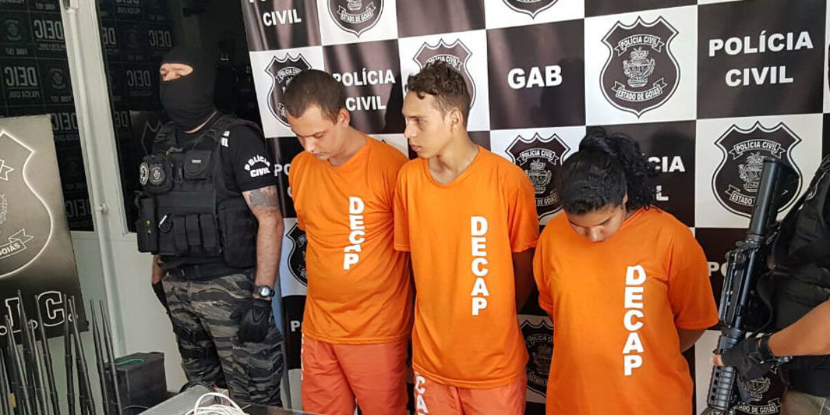 Preso trio suspeito de roubos a caixas eletrônicos dos Correios e CEF