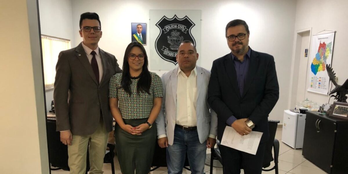 Delegado-geral recebe integrantes da Comissão de Prerrogativas da OAB Goiás