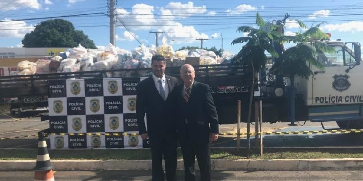 PCGO consegue arrecadar mais de 5 toneladas de alimentos durante Operação Mais Solidariedade, Menos Fome