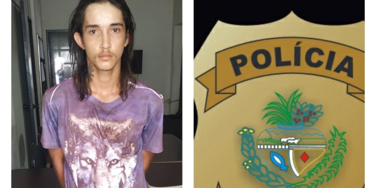Preso suspeito de participar de roubo a residência em São Luís de Montes Belos