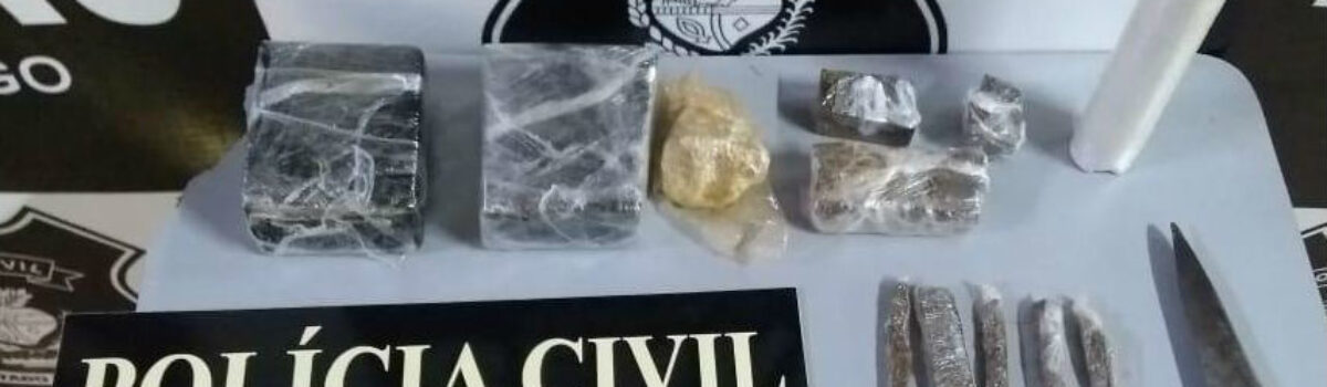 Grupos especializados de Anápolis prendem duas pessoas em flagrante