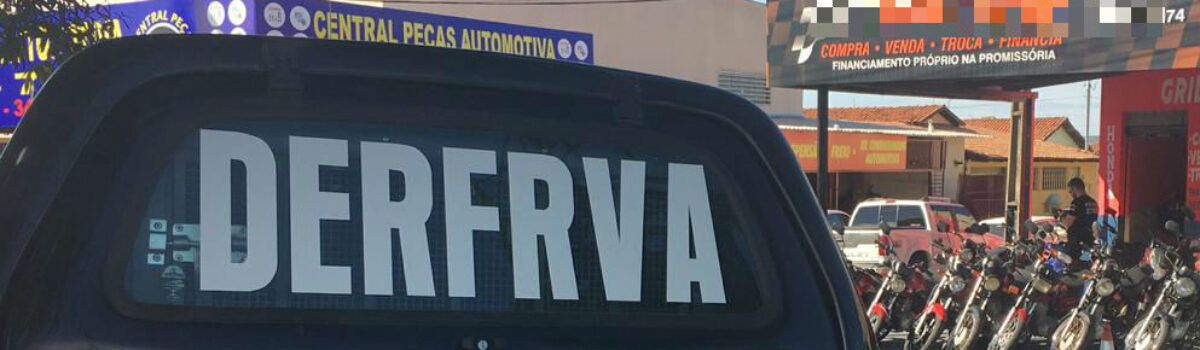 Operação da Polícia Civil combate comercialização de motocicletas ilegais