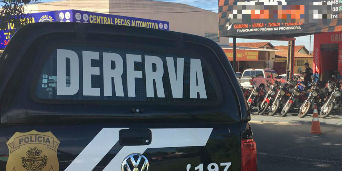 Operação da Polícia Civil combate comercialização de motocicletas ilegais