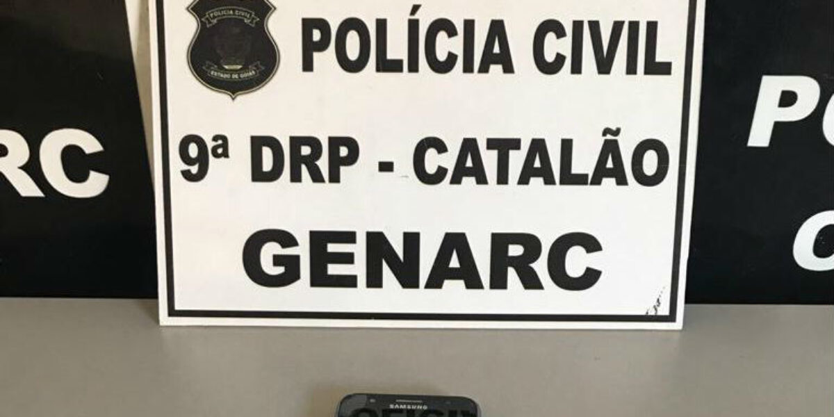 Genarc prende em flagrante receptador de smartphone furtado na cidade de Catalão