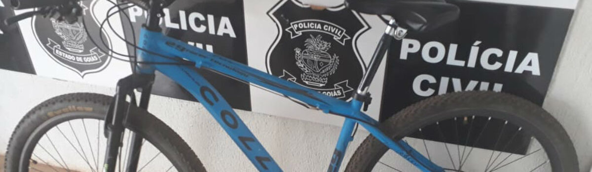 Recuperada bicicleta furtada por menor em Cristalina