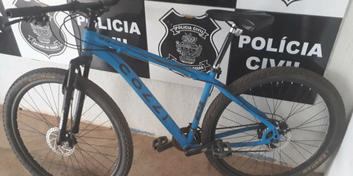 Recuperada bicicleta furtada por menor em Cristalina