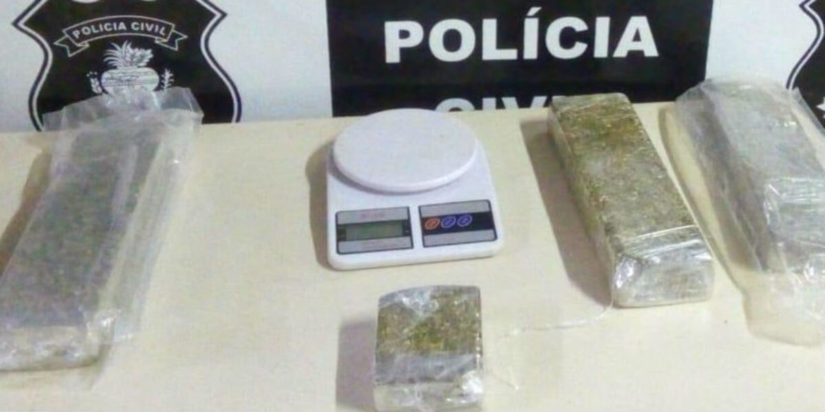 Preso traficante em Anápolis