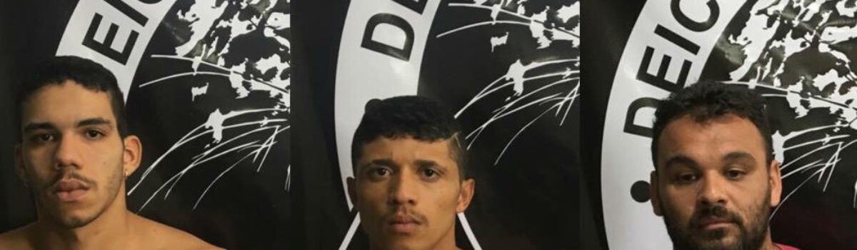 Deic prende suspeitos de roubo a residência