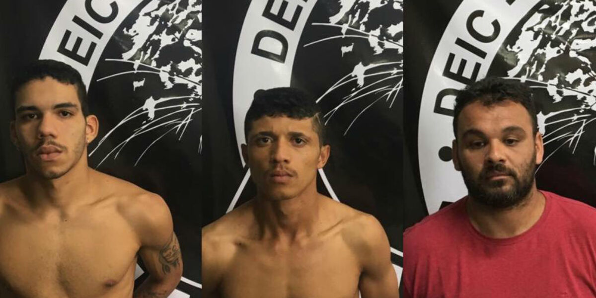 Deic prende suspeitos de roubo a residência