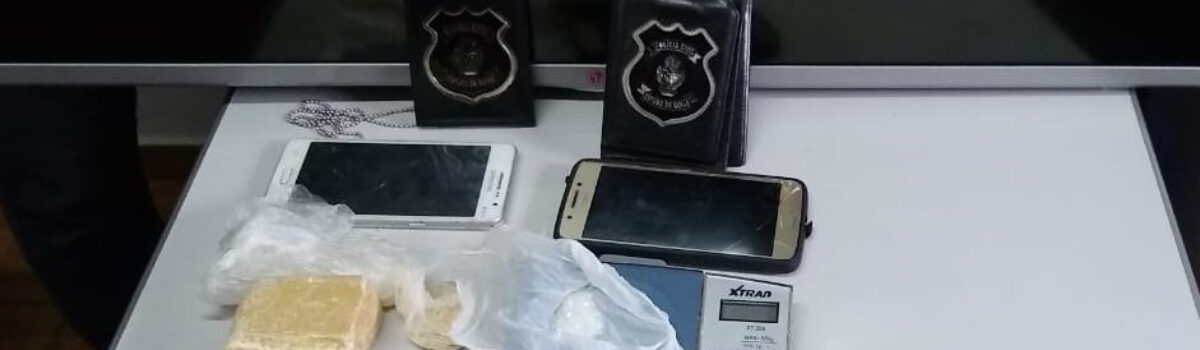 Polícia Civil cumpre mandado de internação de menores e faz prisão por tráfico
