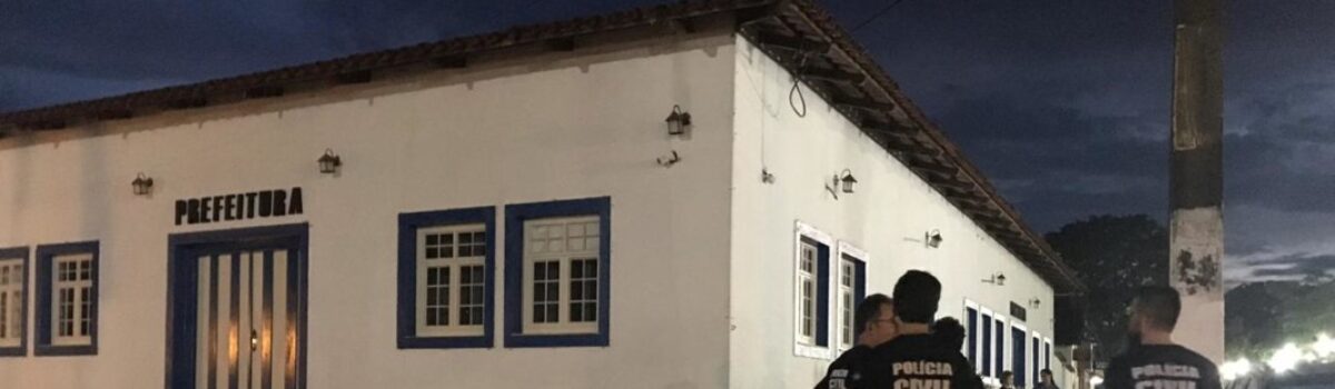 Operação da Polícia Civil prende agentes públicos em Pirenópolis