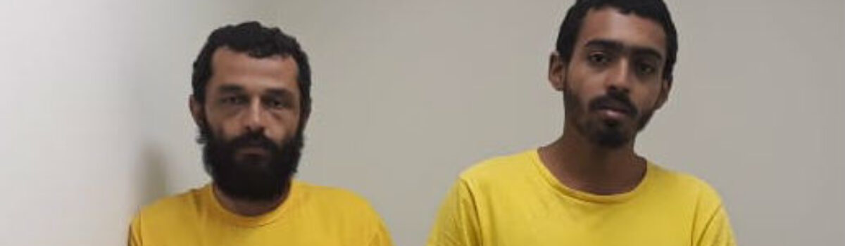 Presos homens com nomes falsos em audiência judicial