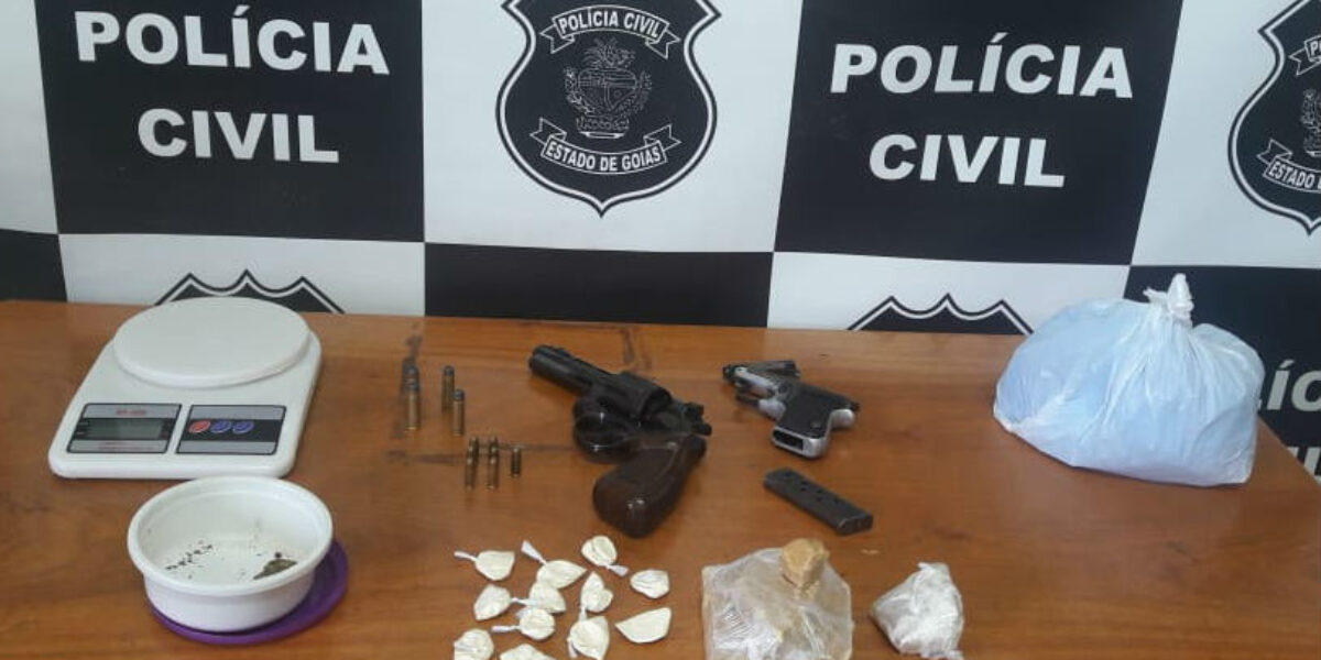 Drogas e armas são apreendidas durantes buscas em Catalão