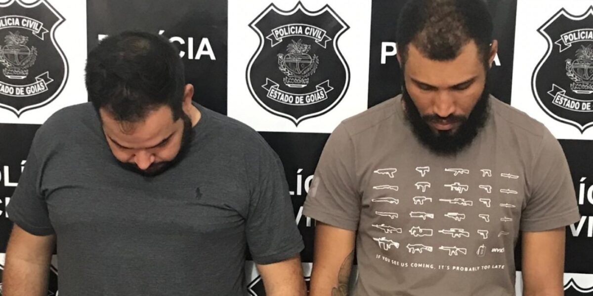 Polícia Civil de Guapó prende em flagrante dois estelionatários