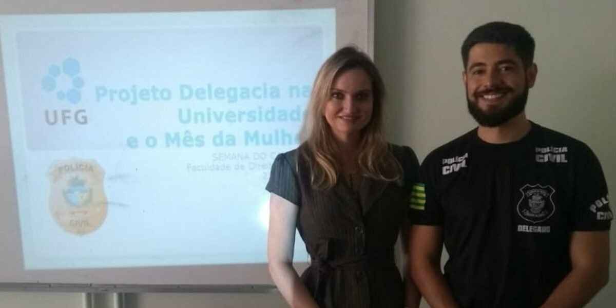 Delegados participam de aula inaugural na UFG