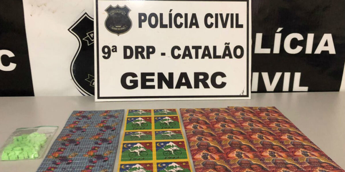 Genarc de Catalão apreende LSD e Ecstasy