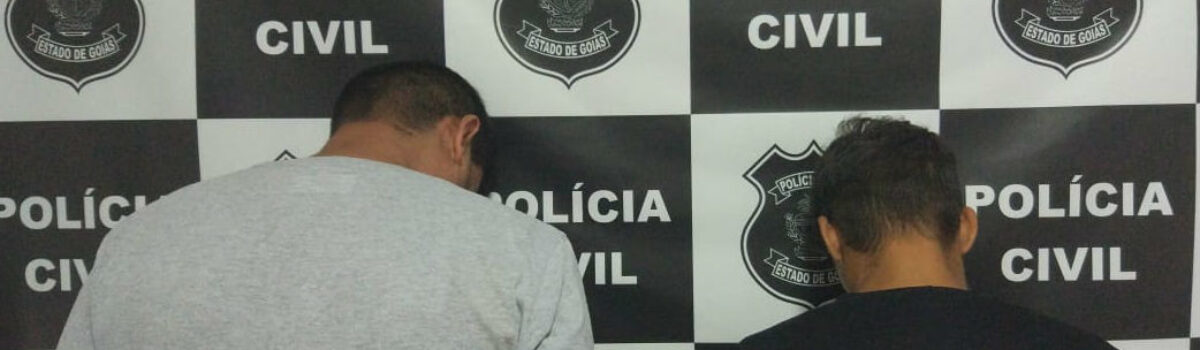 Polícia Civil prende dois por crimes contra mulher em Goianira