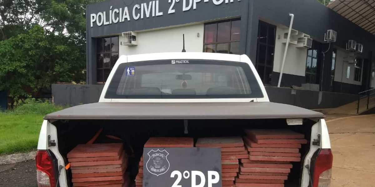 Preso idoso de 76 anos por receptação de materiais de construção