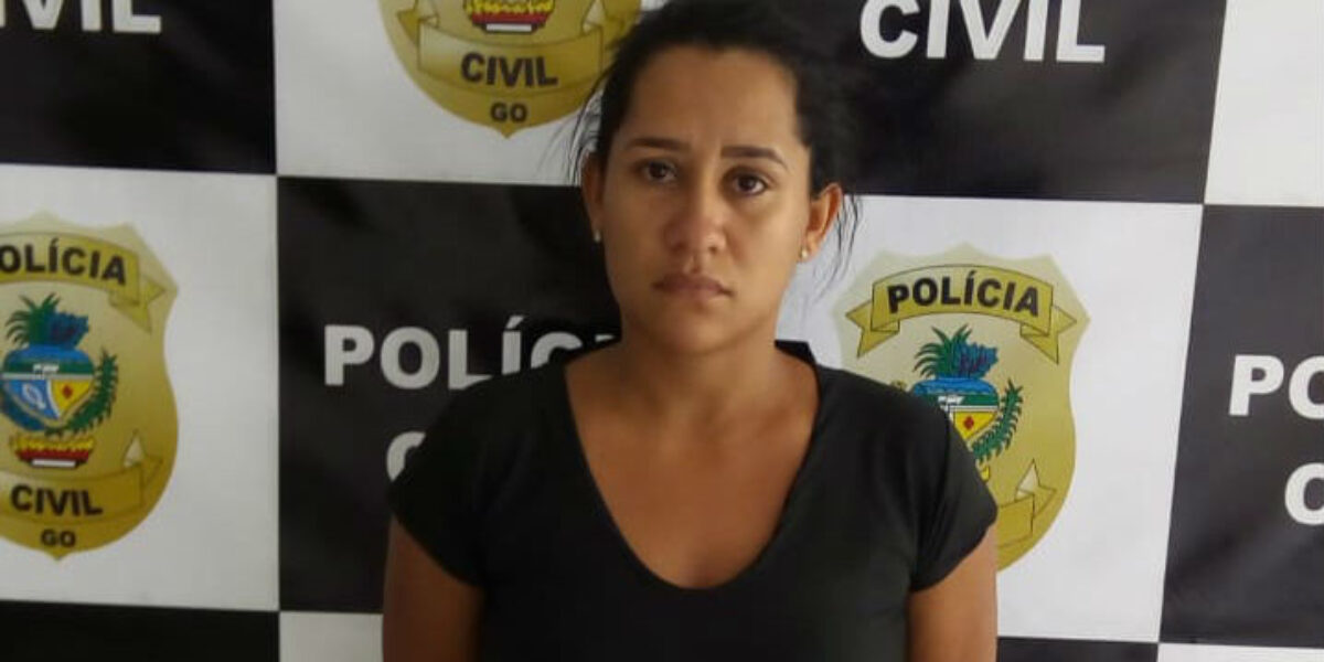 Jovem é presa em Goiatuba por receptar motosserra roubada