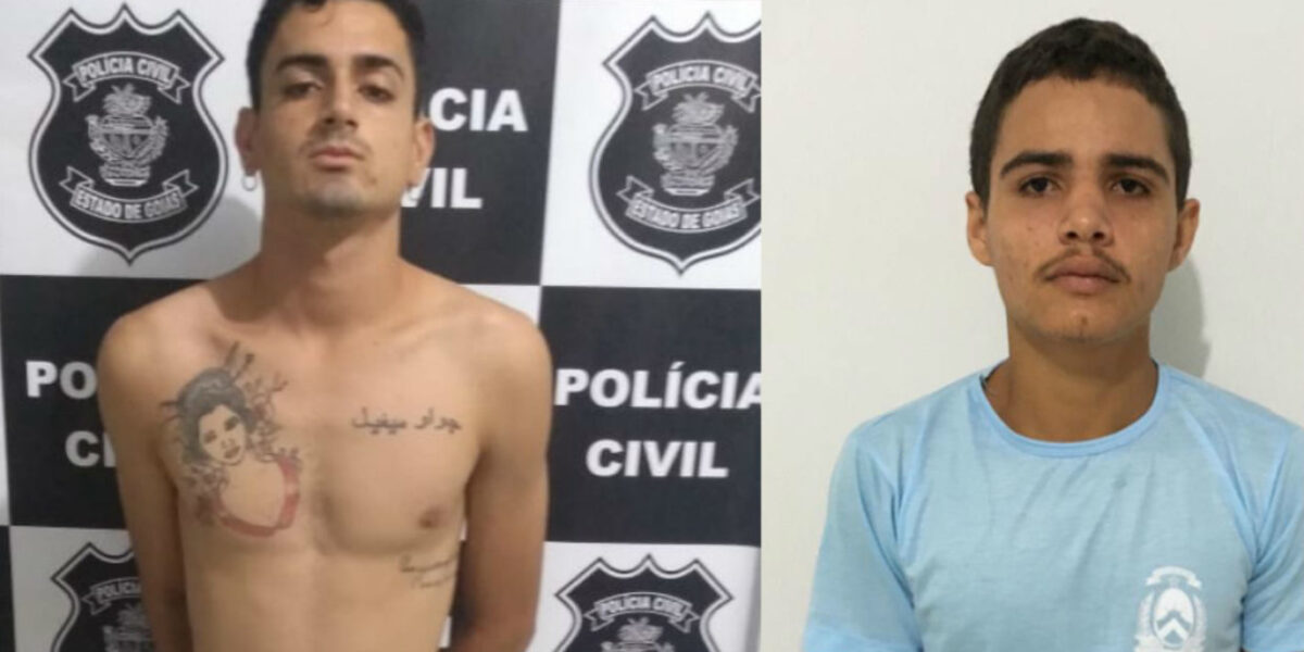 Presos dois autores de homicídio em Mozarlândia
